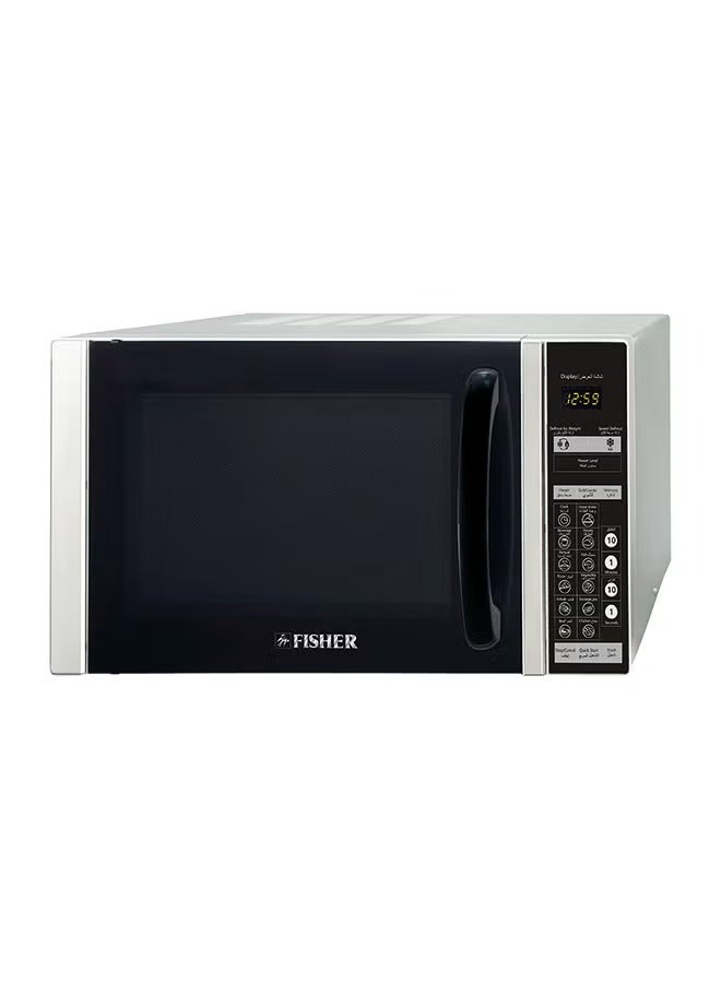 Fisher 30L Electric Microwave Oven – 1000W Power, 6 Cooking Levels, Defrost Function, Quick Heating, Easy-to-Use Digital Controls, Energy Efficient, Compact Kitchen Appliance – FEM-S7530V